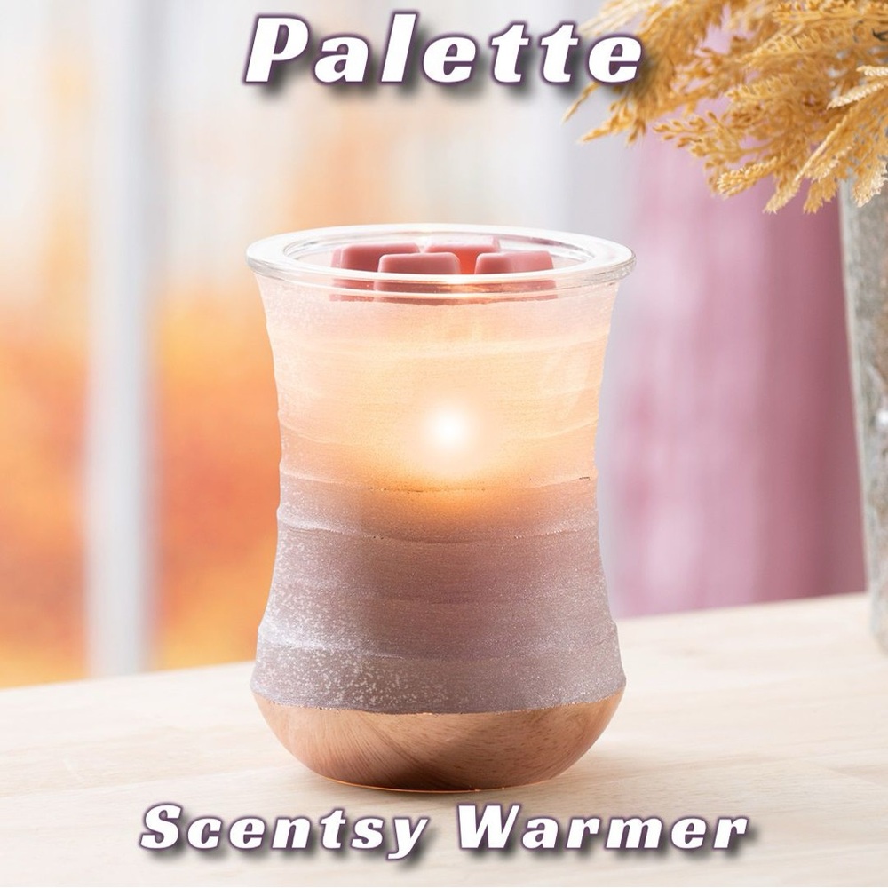 Scentsy Palette Warmer - Cream and Tan